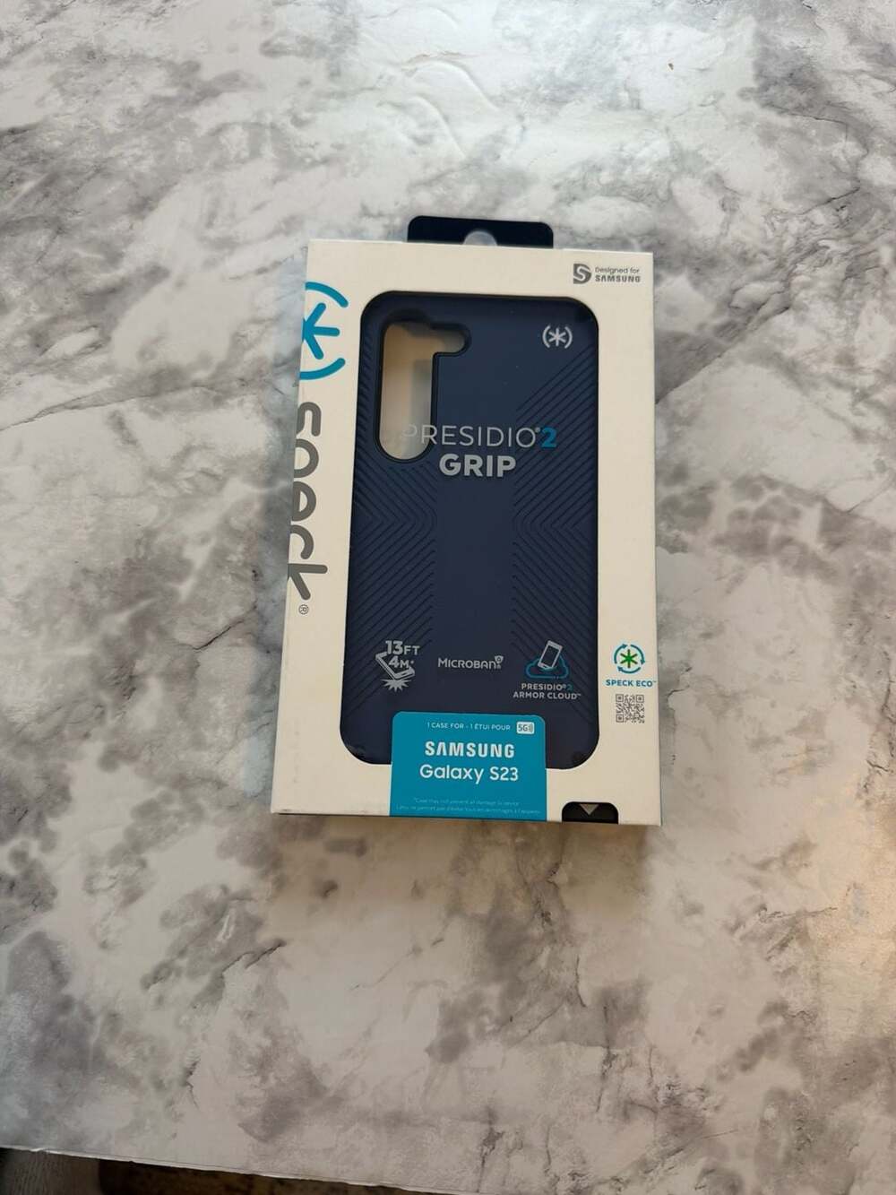Speck Presidio2 Grip Case for Samsung Galaxy S23 in Coastal Blue